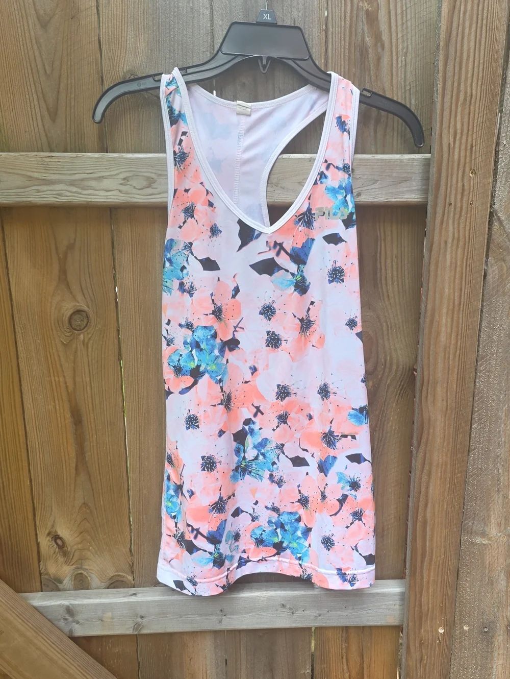 Fila Sport Light Pink & Pale Blue Racerback Tank